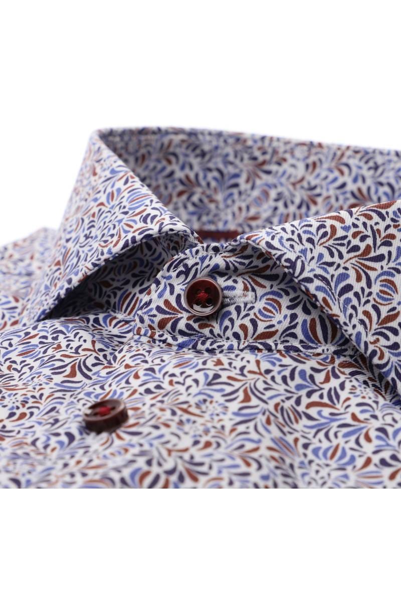 ETERNA Slim Fit Hemd rose, Bedruckt