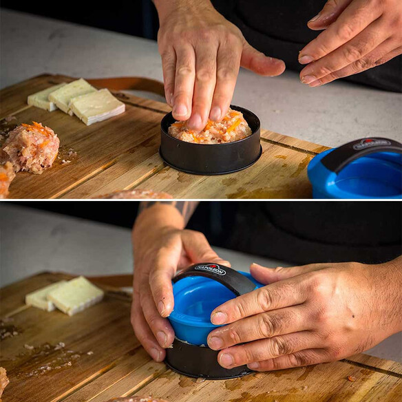 2 Presses à burger antiadhésives - Napoleon