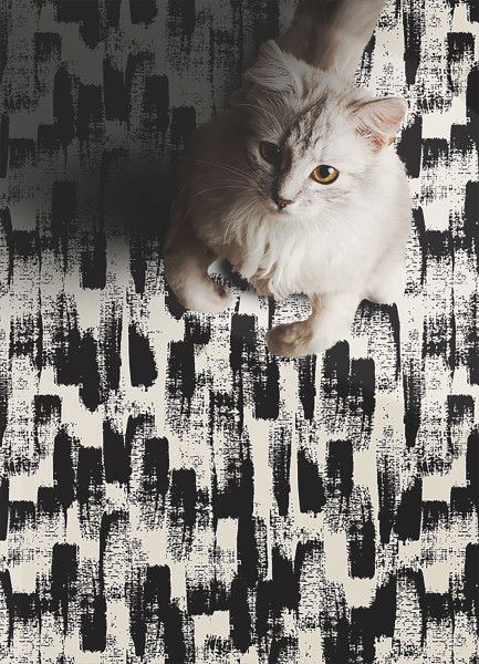 Modny dywan winylowy Pociągnięcia pędzlem 60 x 90 cm