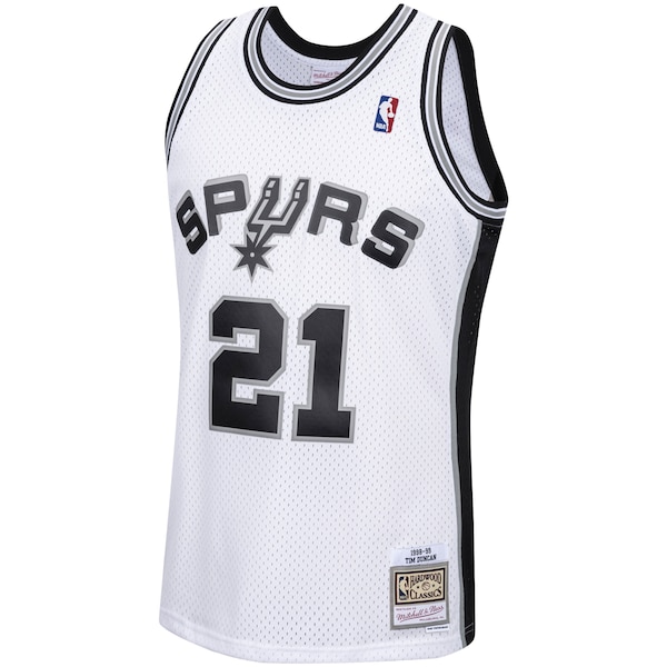 Tim Duncan San Antonio Spurs 1998/99 Hardwood Classics Swingman Jersey - White