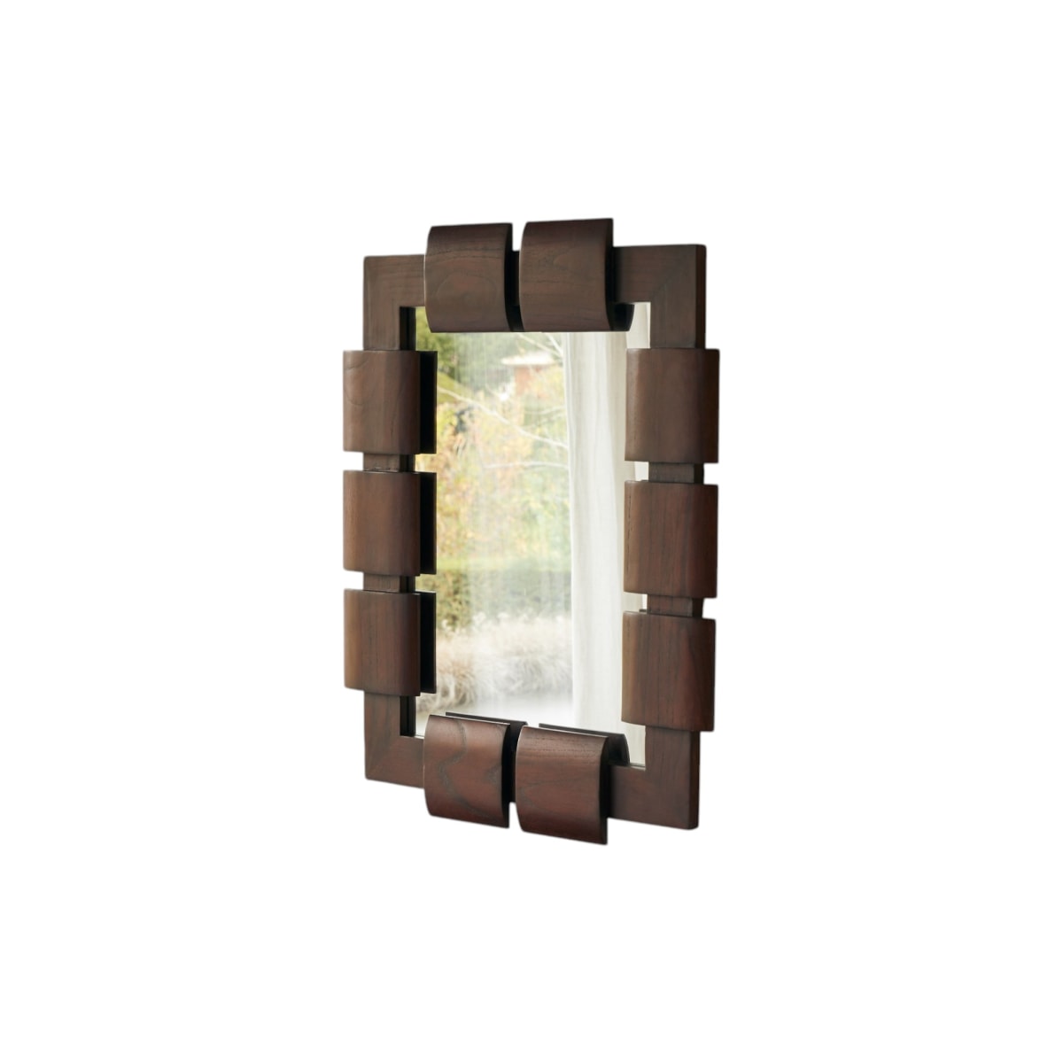 Tikamoon Spiegel in mindi 85 x 67,5 cm - Bruin