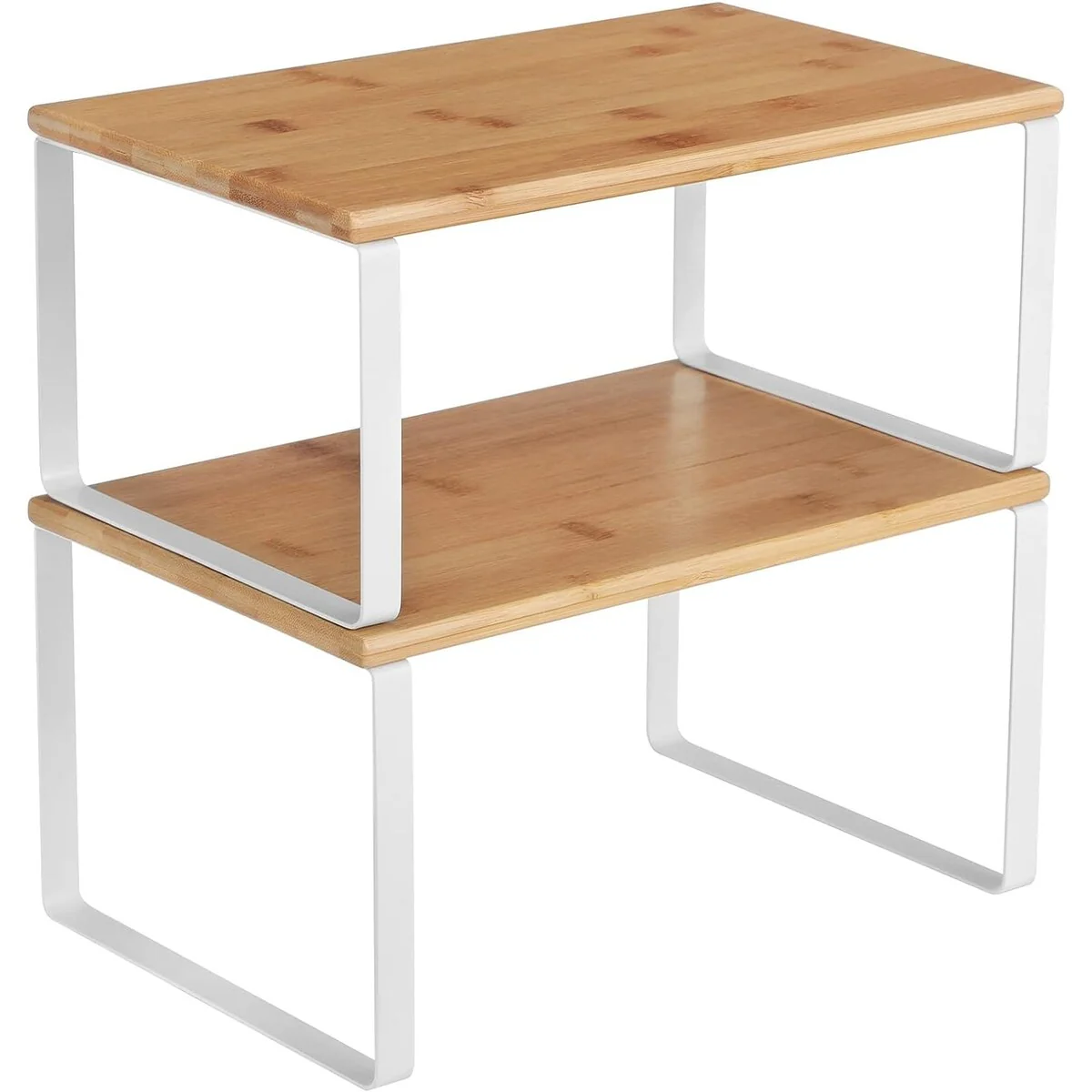 SONGMICS Kitchen Cabinet Shelf 2 Set Cabinet Counter Organizers