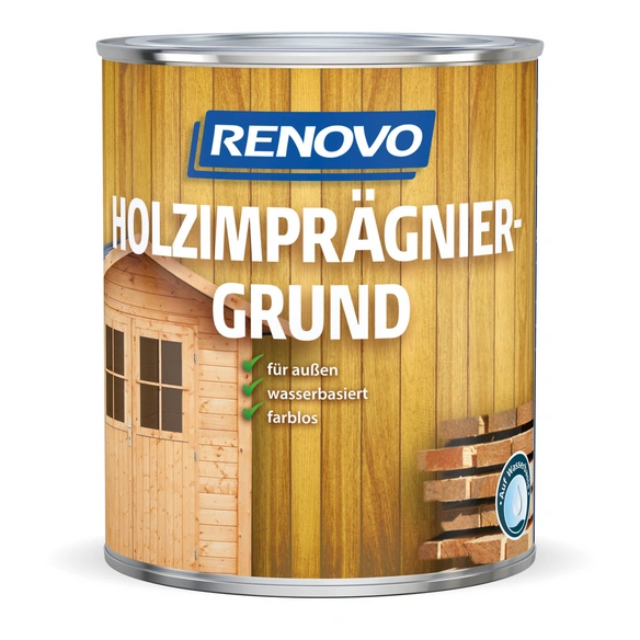 Aussenlasur, Renovo Holzimprägniergrund, 0,75 l
