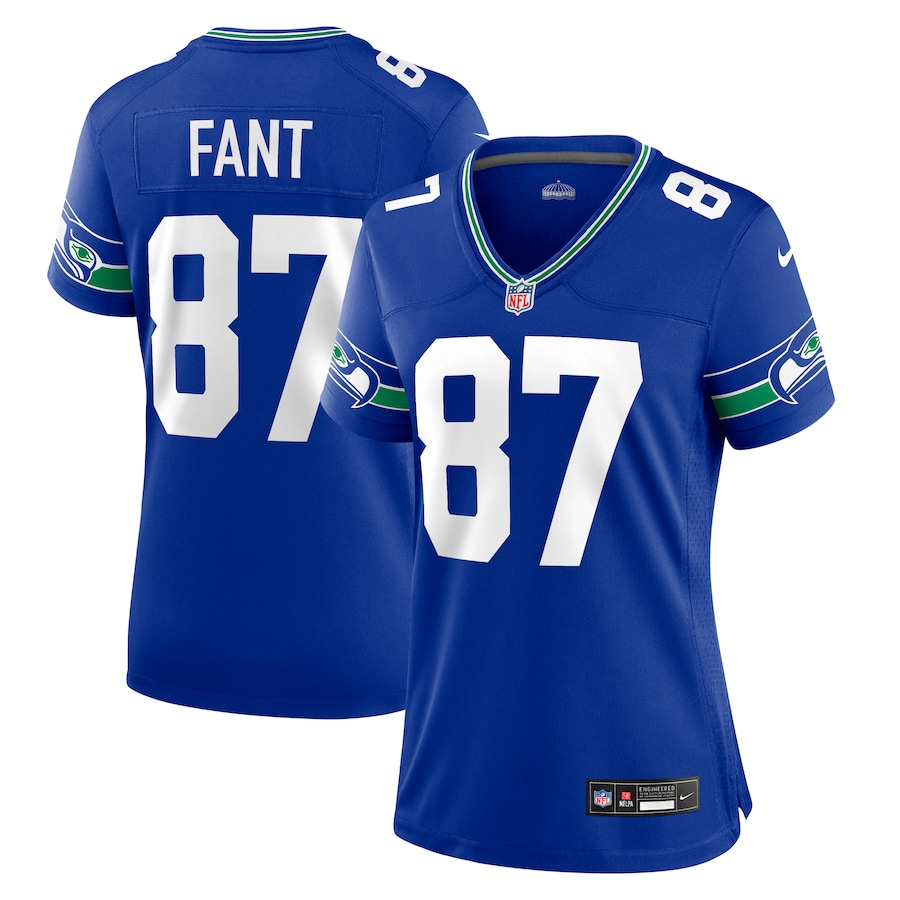 Noah Fant Seattle Seahawks Nike Women's Throwback Player Game Jersey - Royal