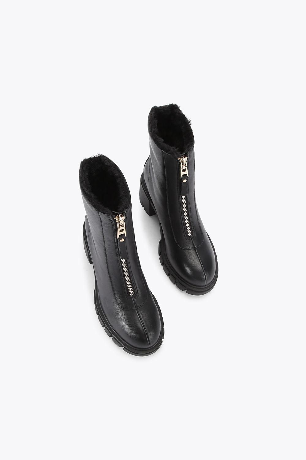 Carvela Ignite Zip' Leather Boots