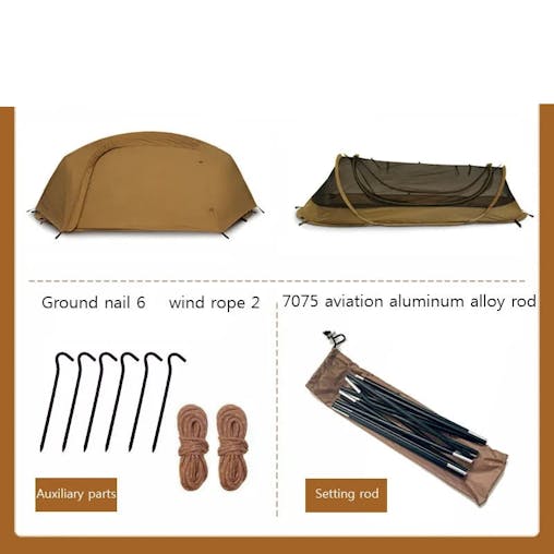 NNEOBA Lightweight Single-Person Camping Hiking Tent Waterproof