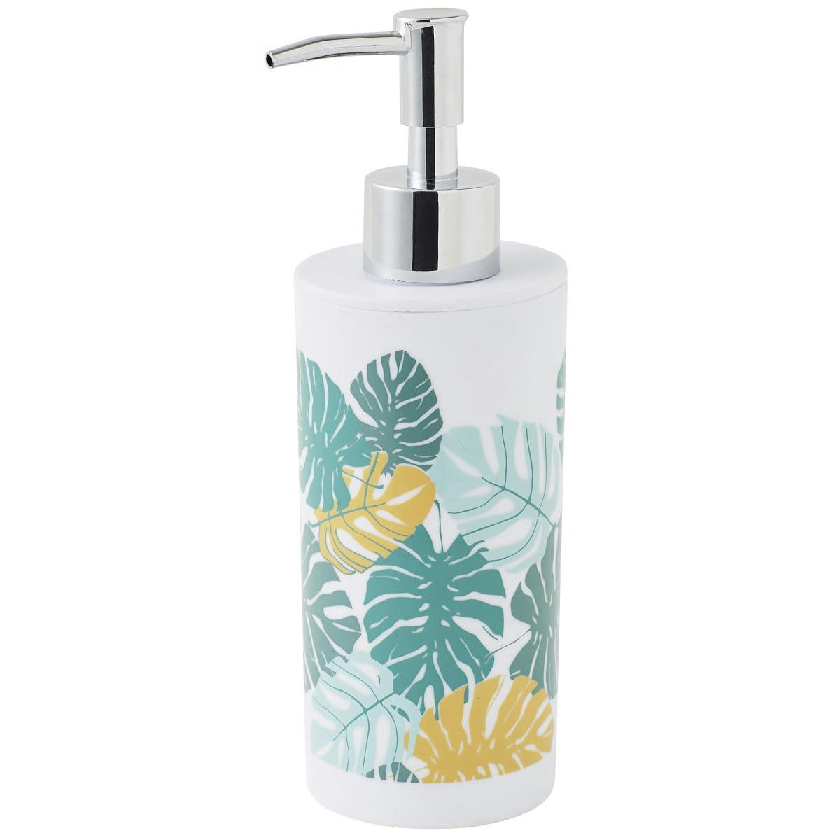 JUNGLE - Distributeur de savon en plastique blanc