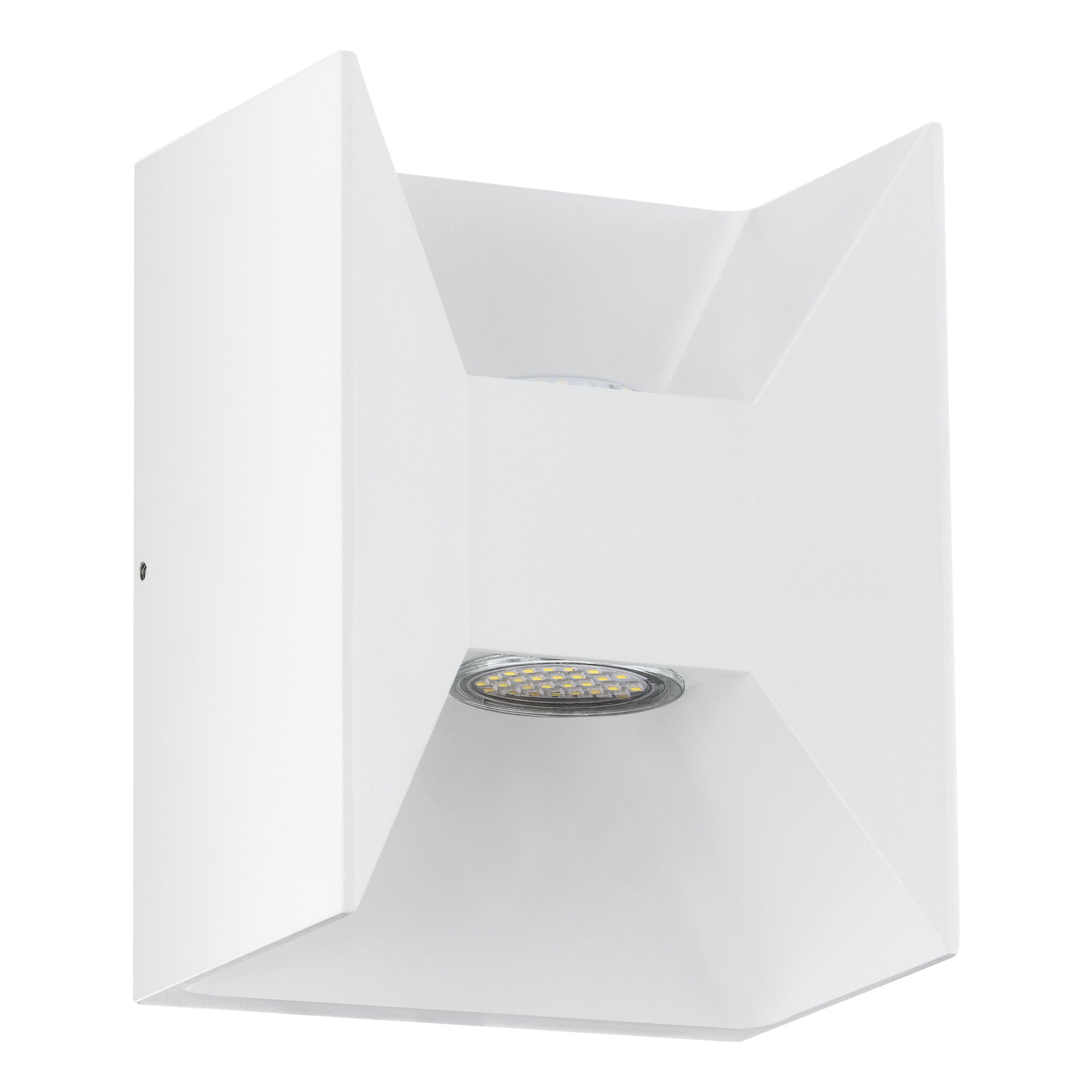 EGLO wandlamp Morino - buitenverlichting - 2 lichts - led - wit