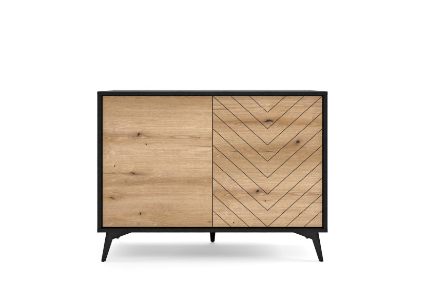 Dwudrzwiowa komoda Diamond K104 w stylu skandynawskim