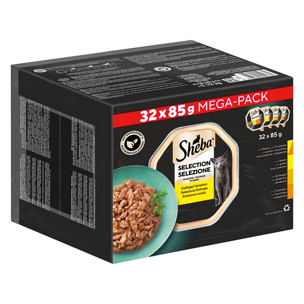 Sheba Varieties Multipack Saver Pack 32 x 85g