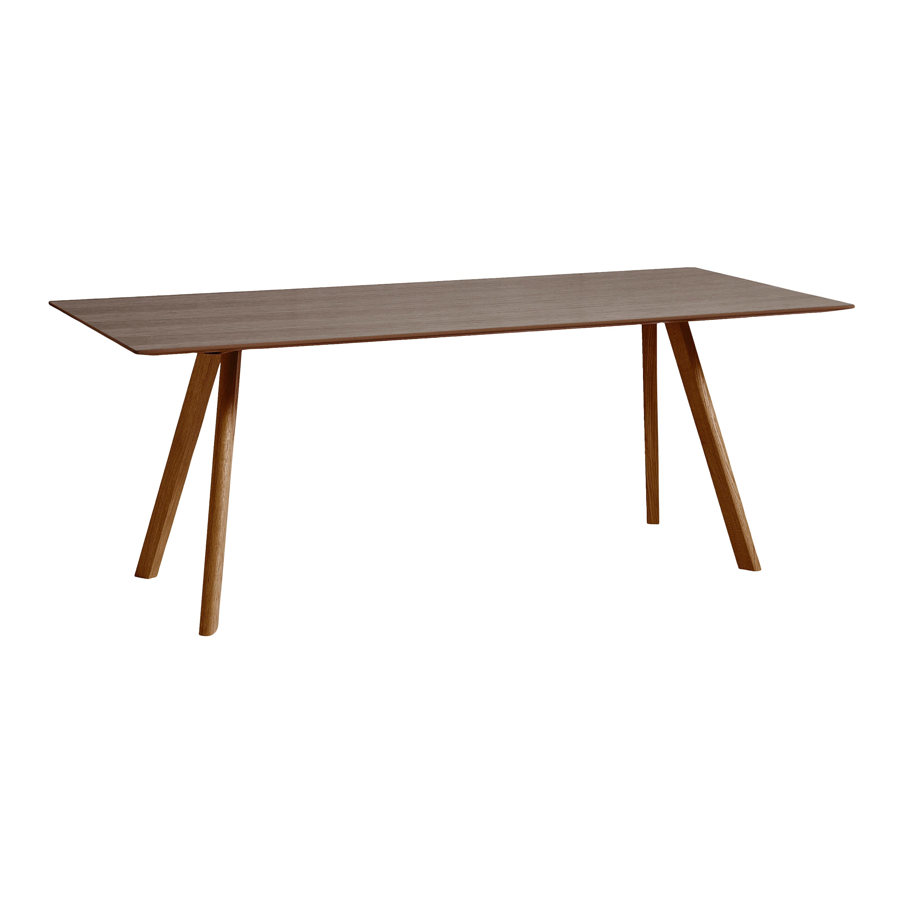 HAY CPH30 2.0 Eettafel - walnut frame walnut Dark