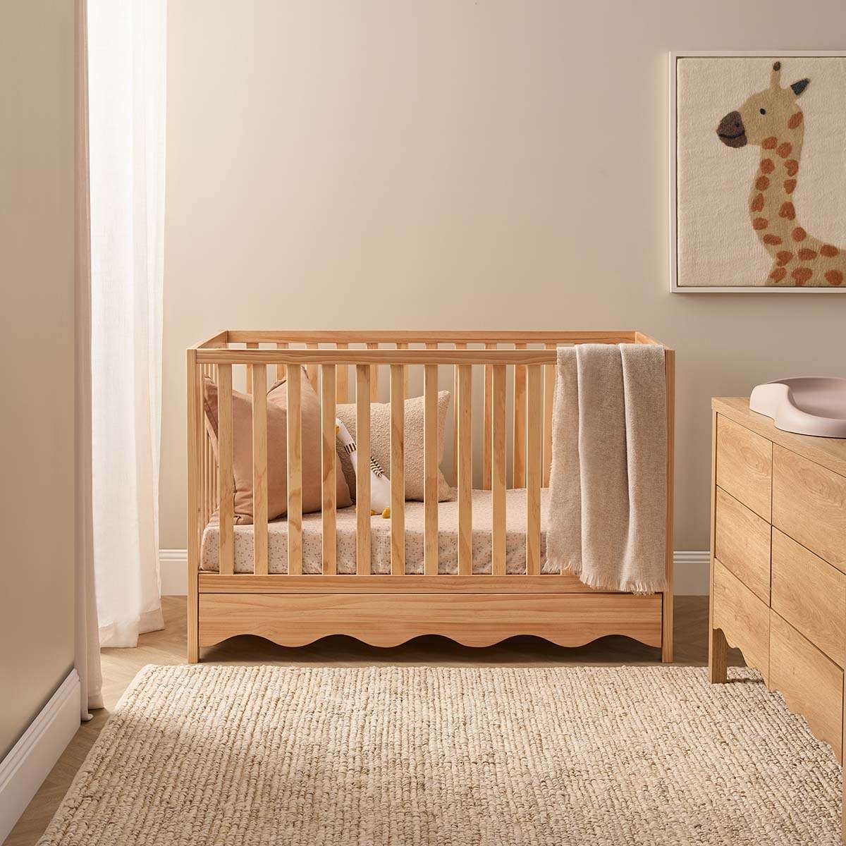 Malena Cot - Natural