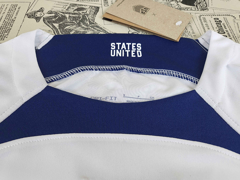 Custom USMNT Nike 2022/23 Home Authentic Jersey - White
