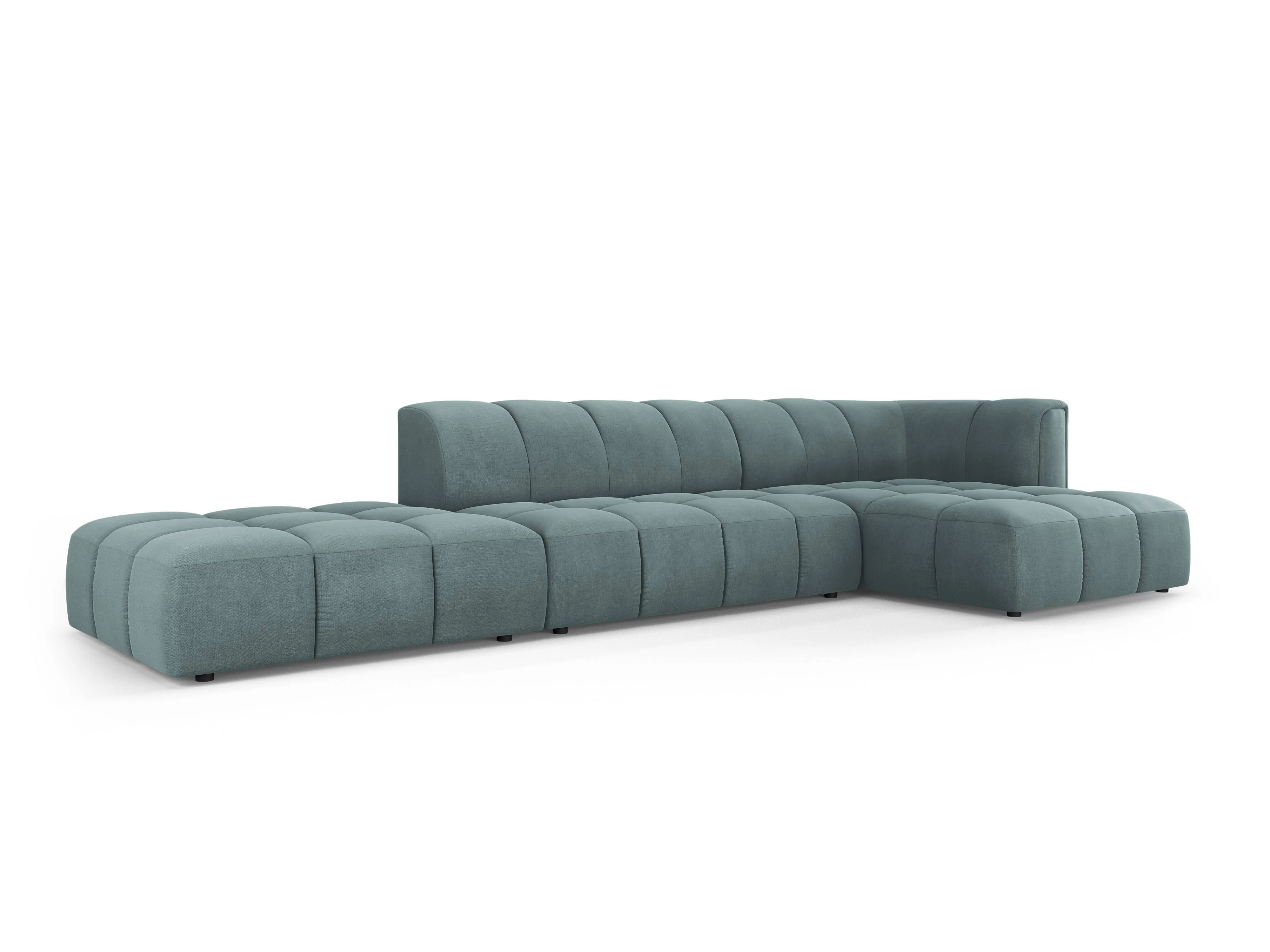 Hoekbank Francesca chenille rechts 5-zits