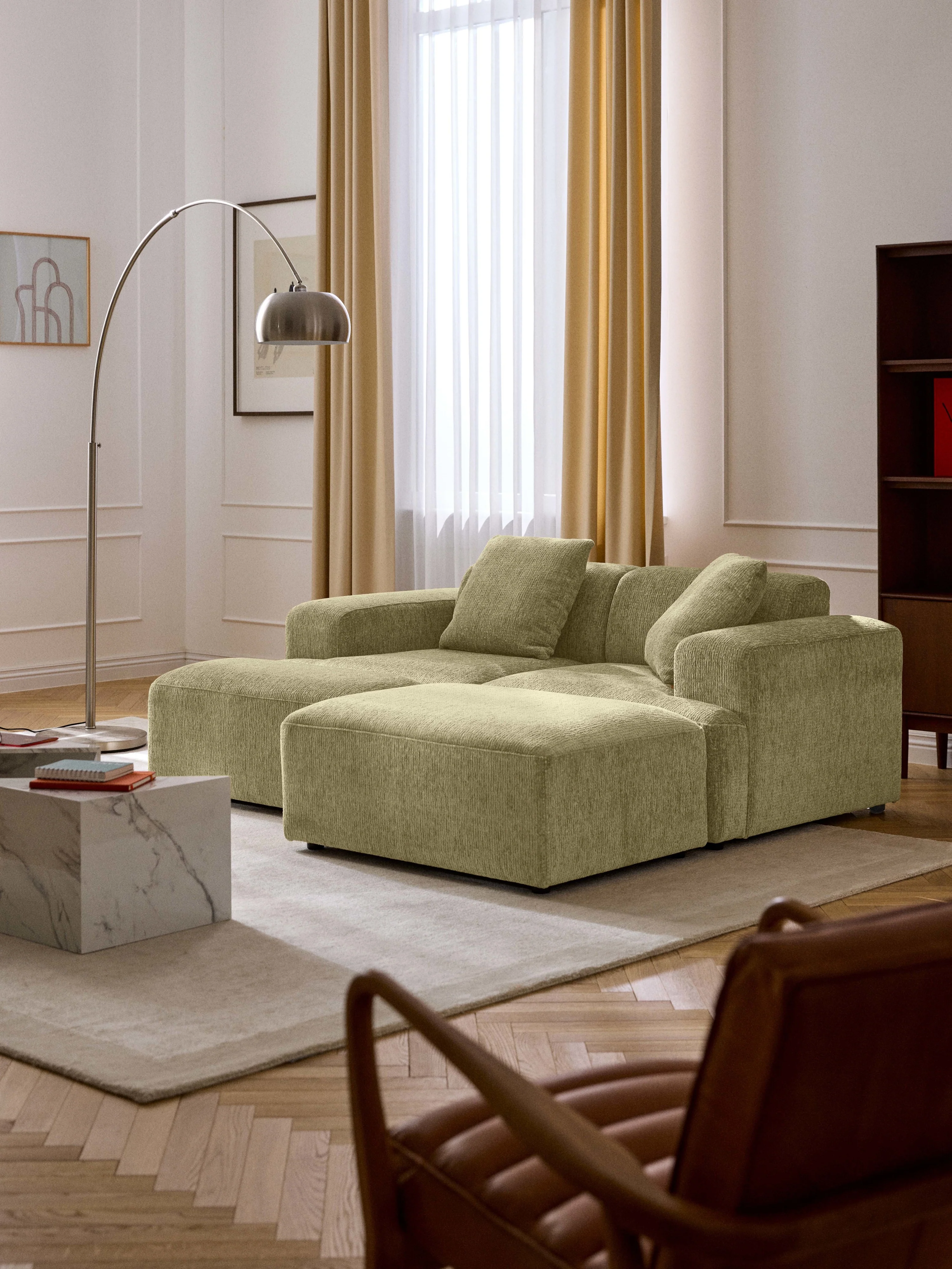 Sofa-Hocker Melva, B 99 x T 72 cm