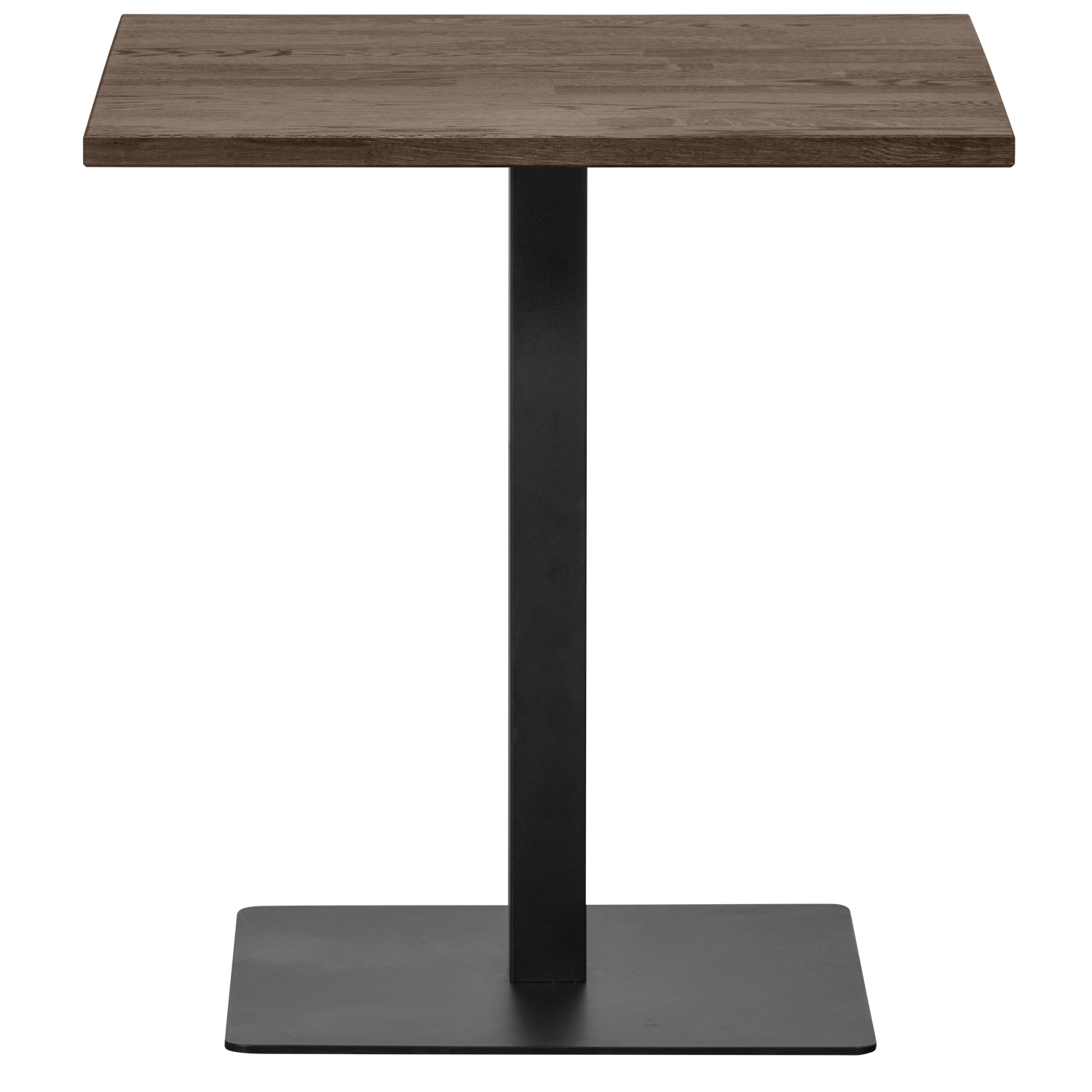 WOOOD eettafel vierkant vingerlas Tablo - Eiken - Cashmere Brown - 80x80