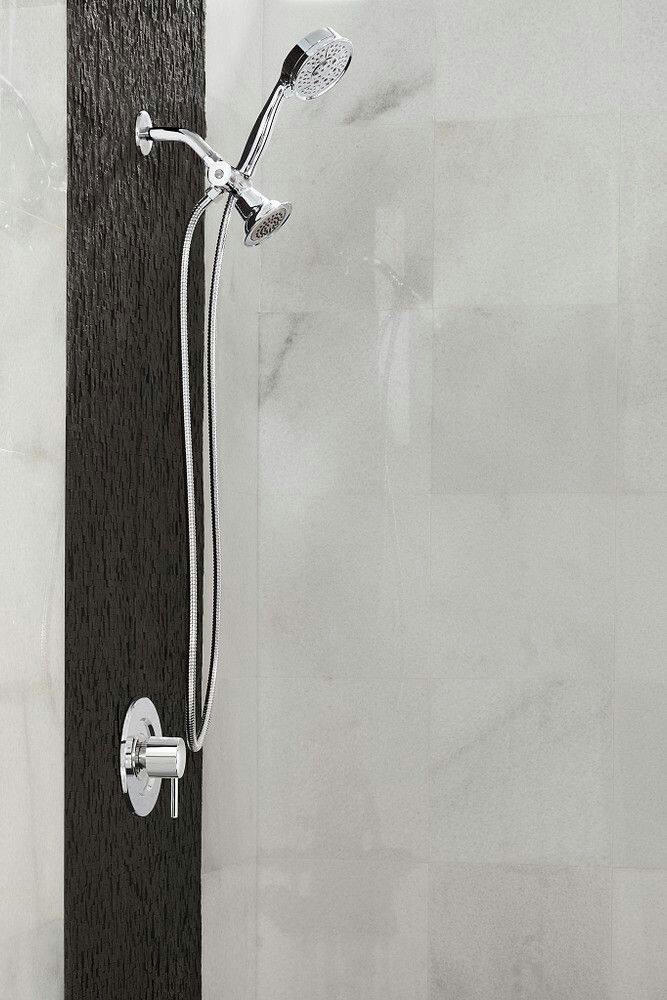 Moen Align Posi-Temp Pressure Balancing Modern Tub & Shower Valve Trim Kit, Valve Required, Brushed Nickel