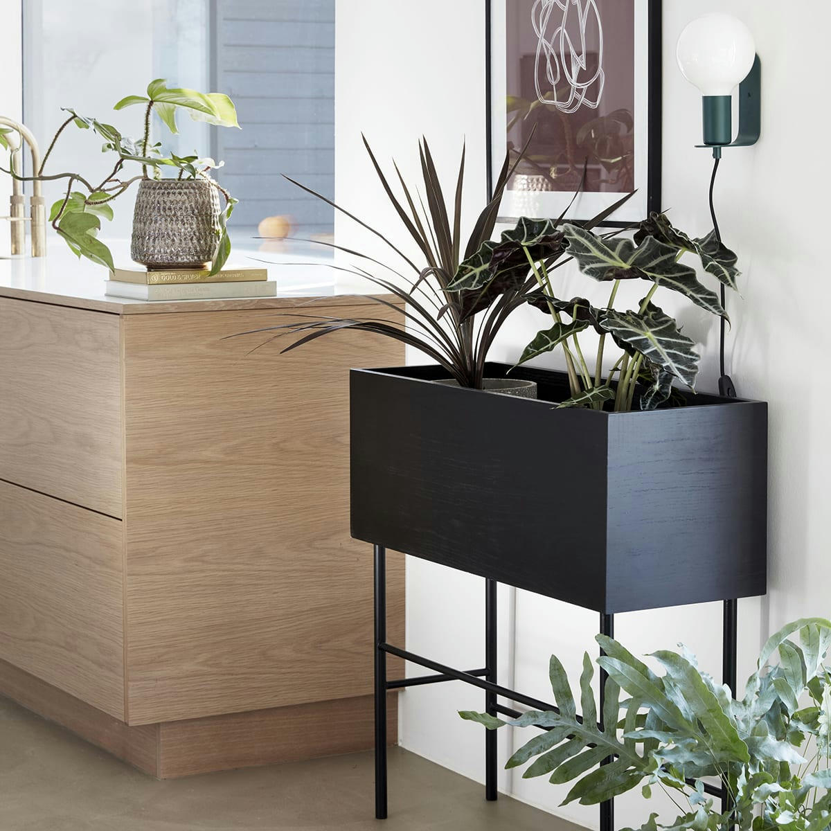 CAPRI - Pot en céramique beige (x2)