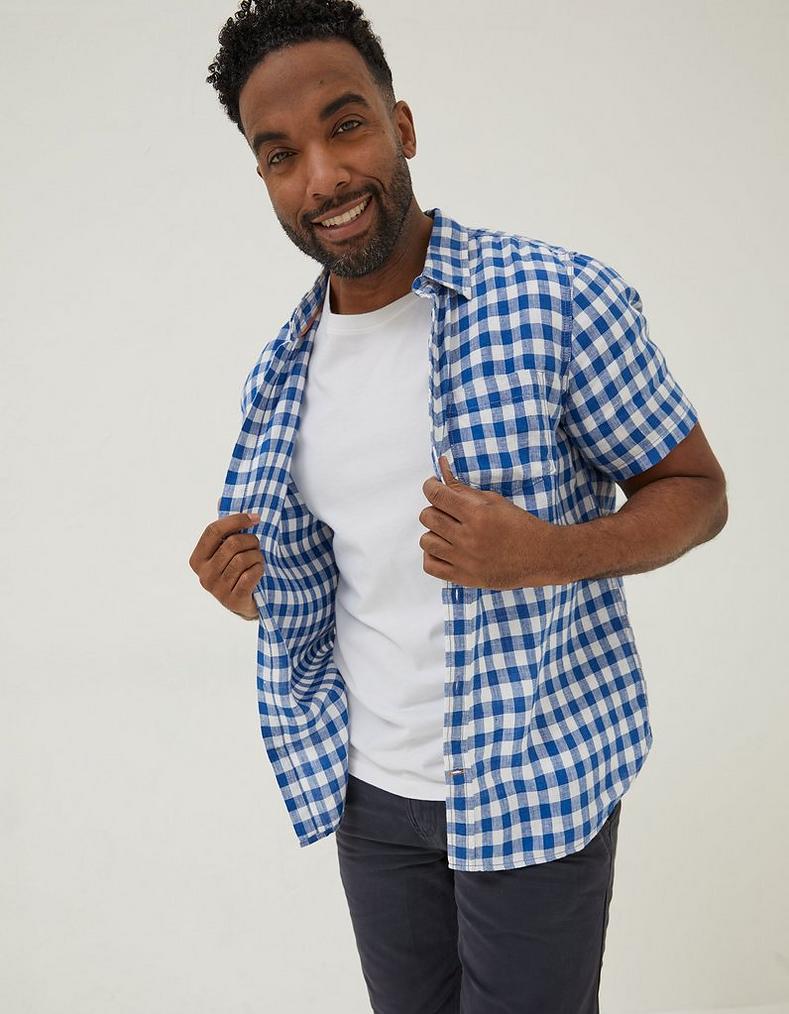 Gingham Linen Shirt