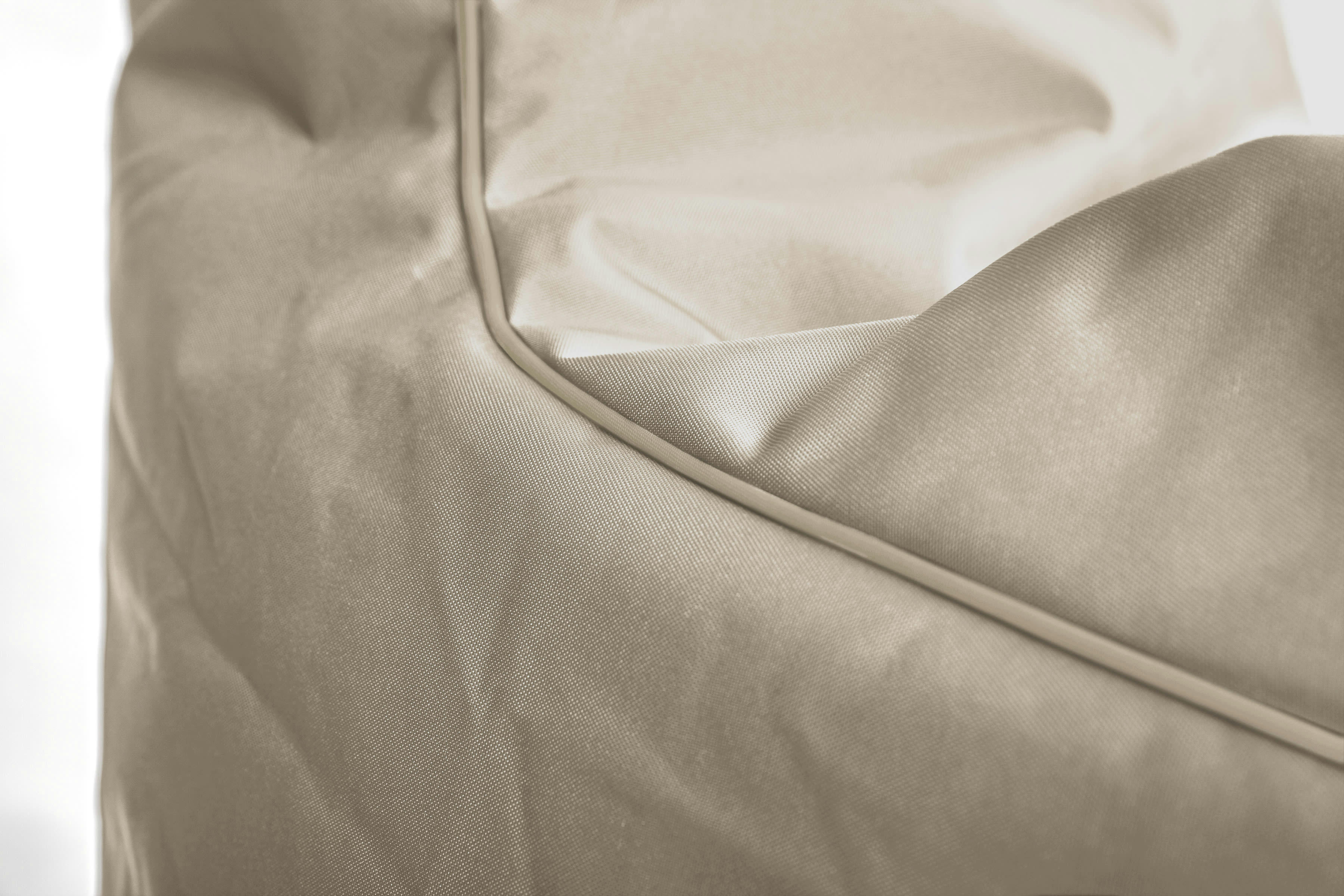 SWING SCUBA - Pouf d'extérieur kaki avec dossier 95x65x90 cm