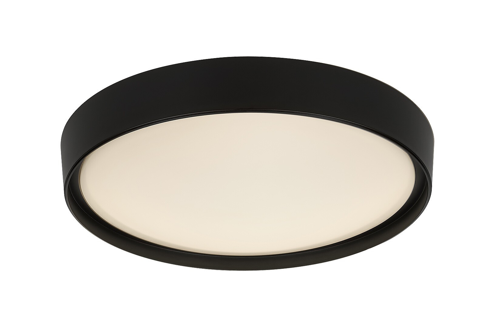 Plafon Achilles z pilotem okrągły czarny LED 1x40W 50cm 3200lm IP20 Rabalux