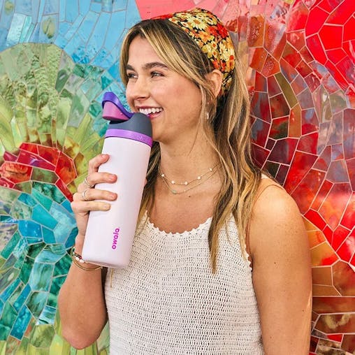 NNEOBA Water Bottle with Spout Stainless Steel Insulated