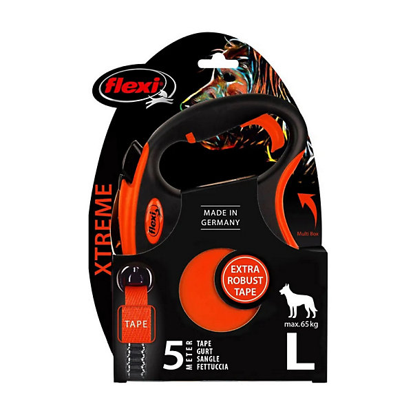 Laisse Flexi Xtreme L sangle 5 m chiens max 65 Kg