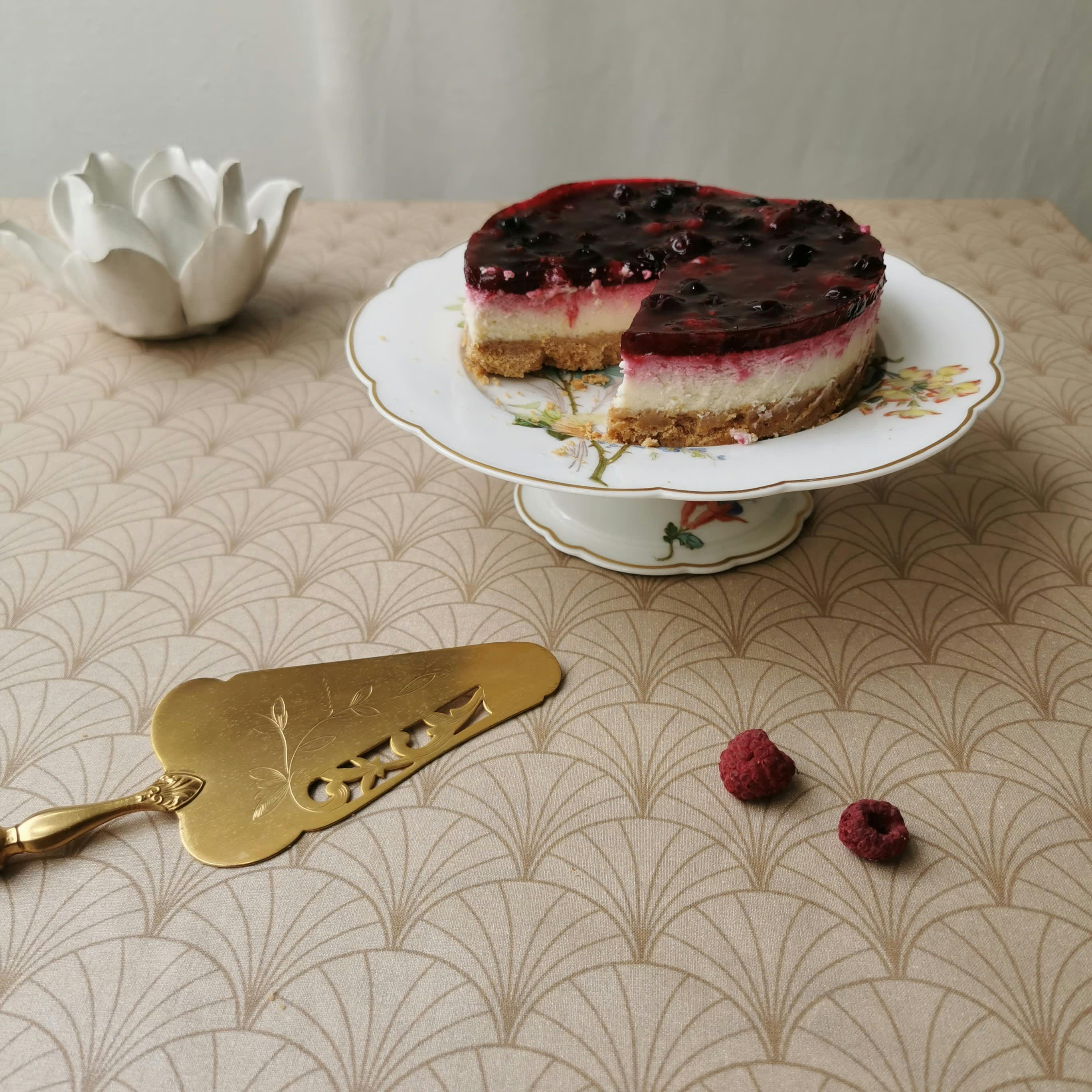 PAPYRUS - Nappe enduite rectangle 160 x 300 cm nacrée