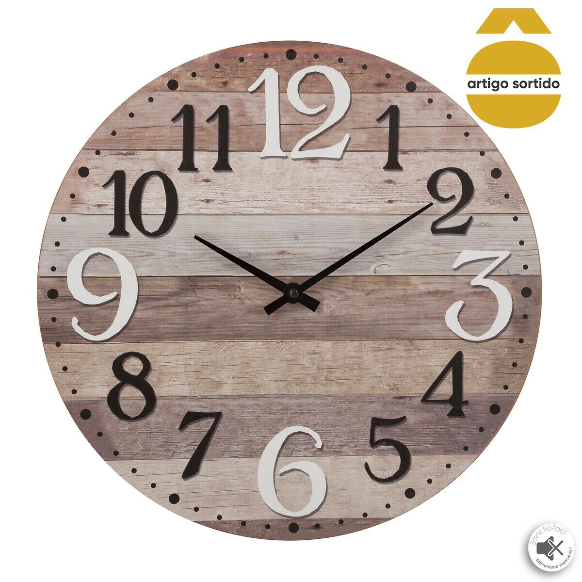 Relógio decorativo de parede 38cm