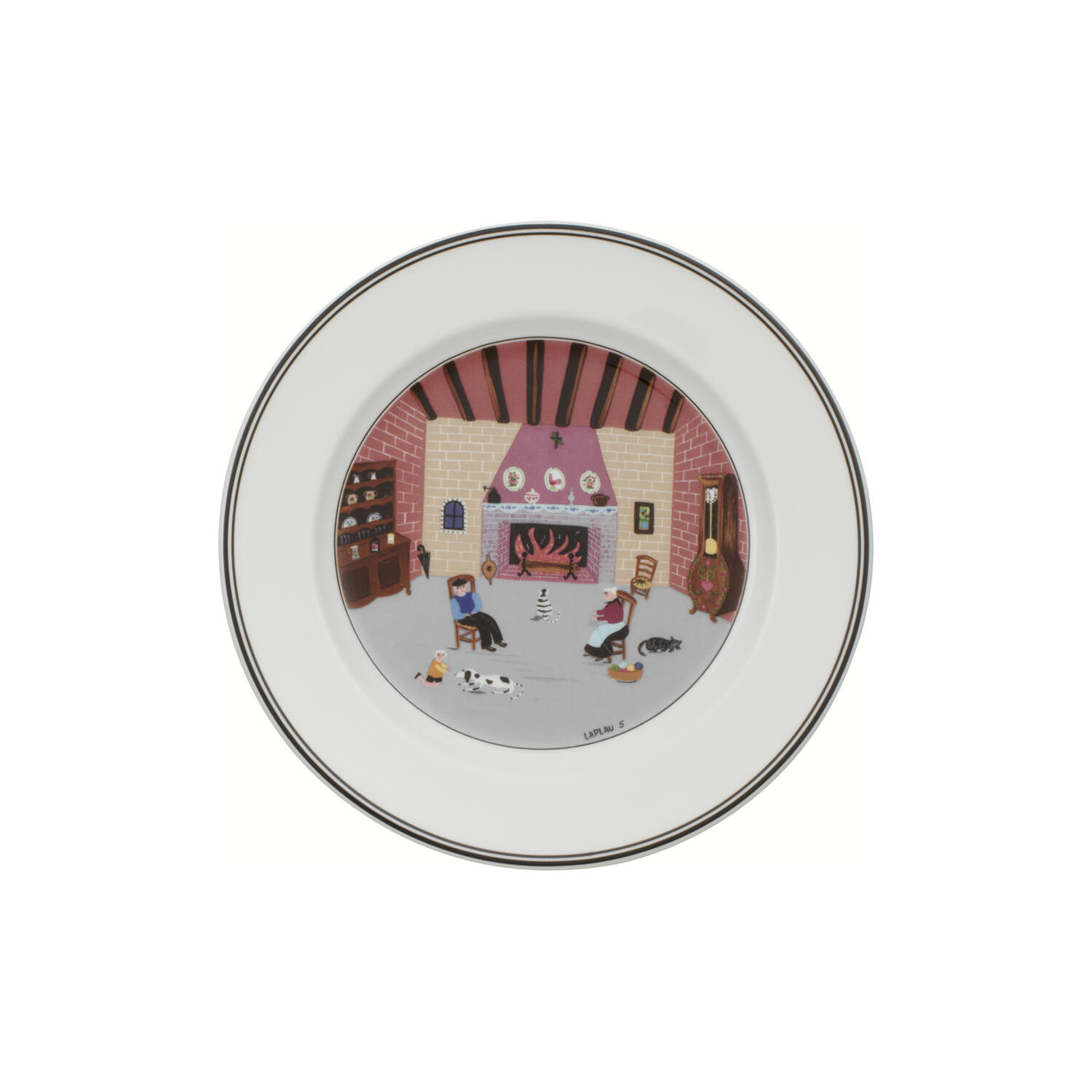 Design Naif tallerken ø 21 cm, fireplace