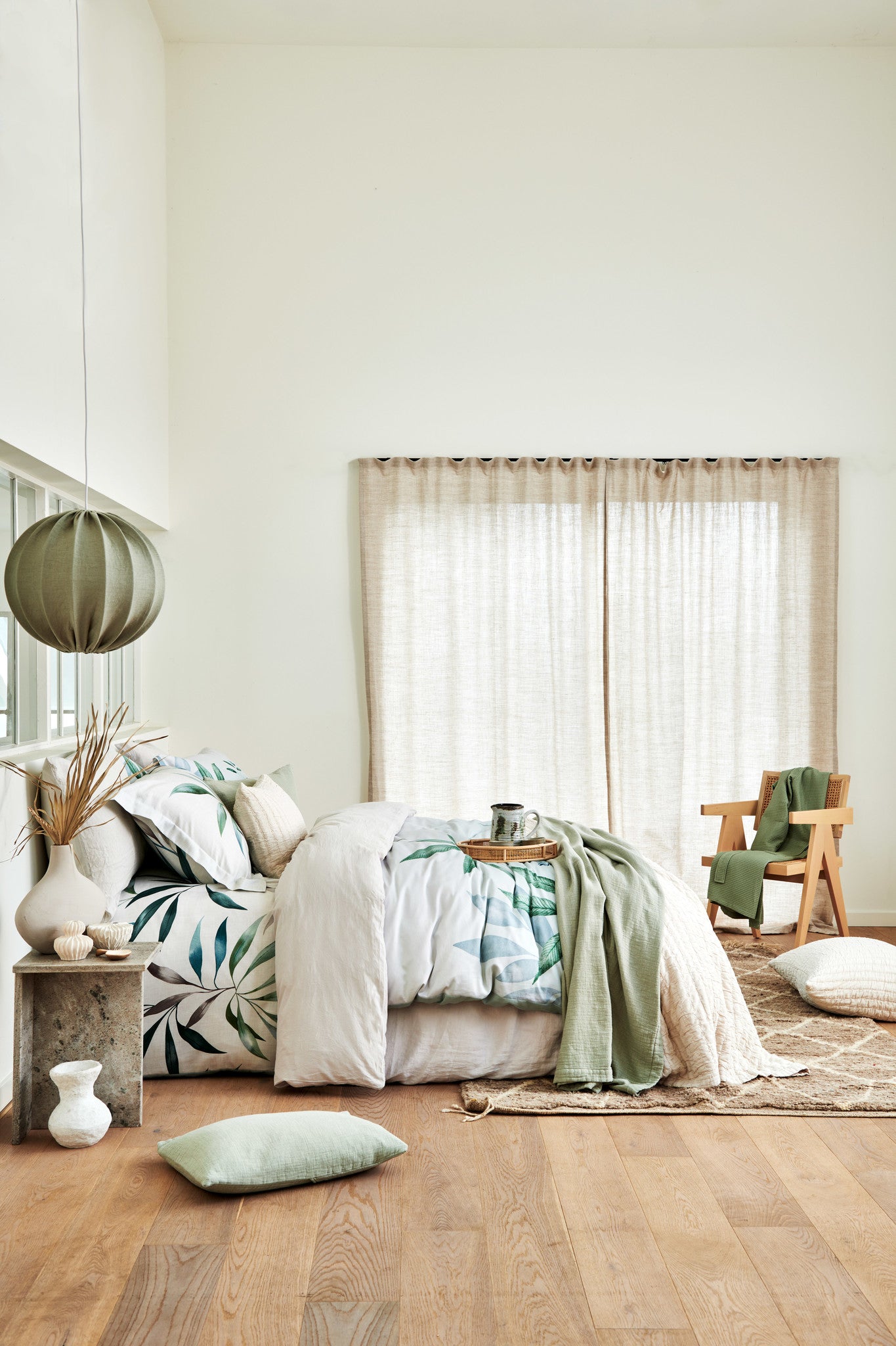 Pure 68 Plaid sprei 160x250 Cm Smoke Green