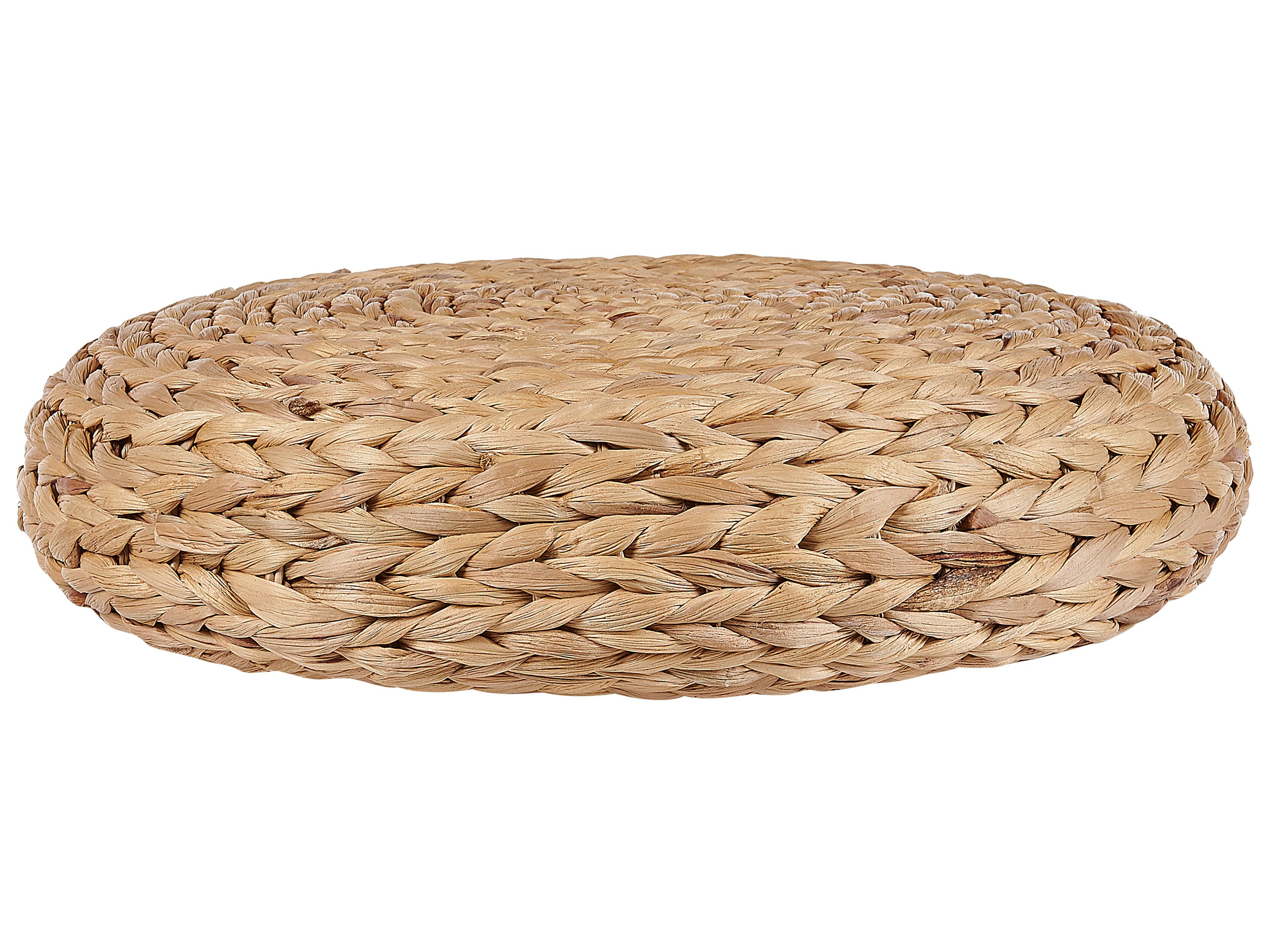 Pouffe WAHOO Water Hyacinth Beige