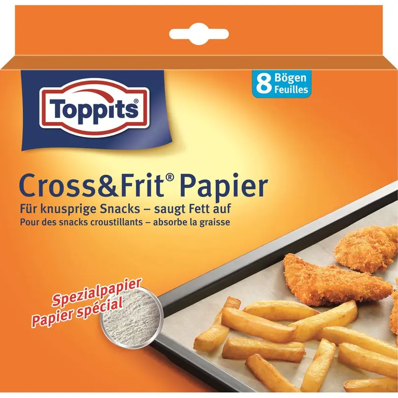 Backpapier 8er-Set Cross & Frit