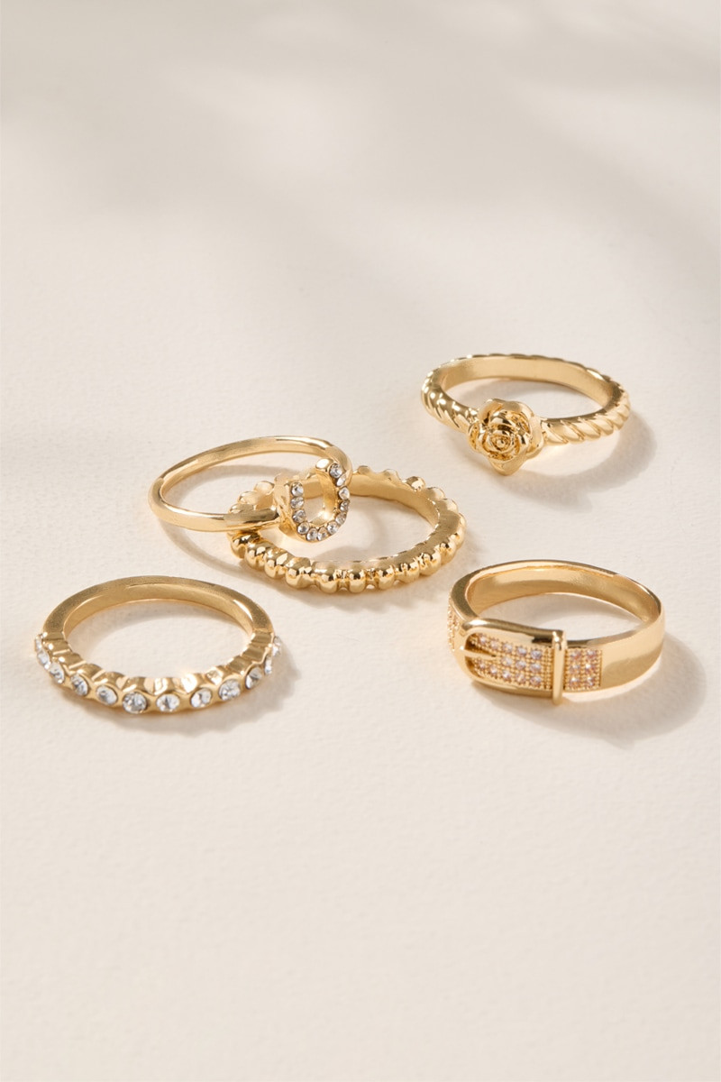 Kathy Horseshoe Ring Set