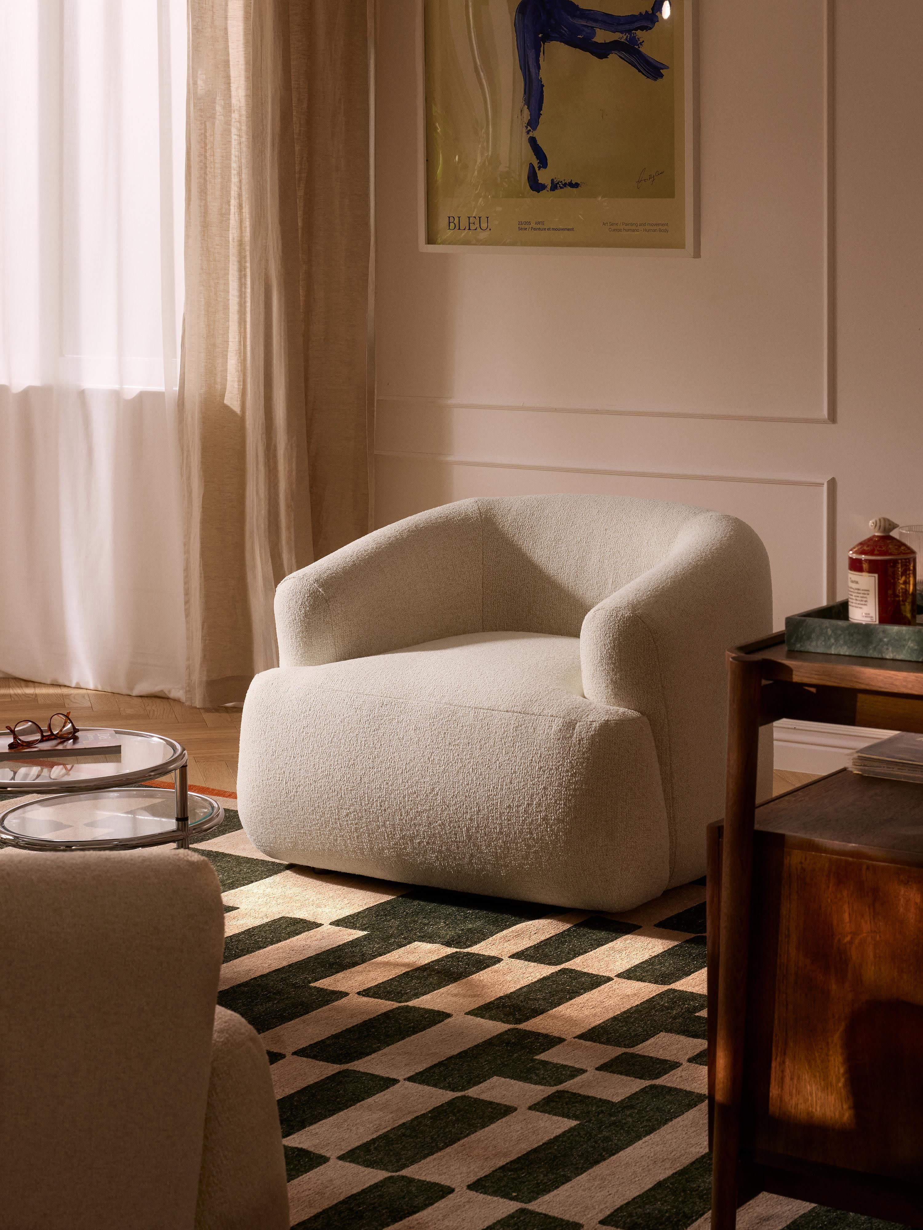 Bouclé-Sessel Sofia