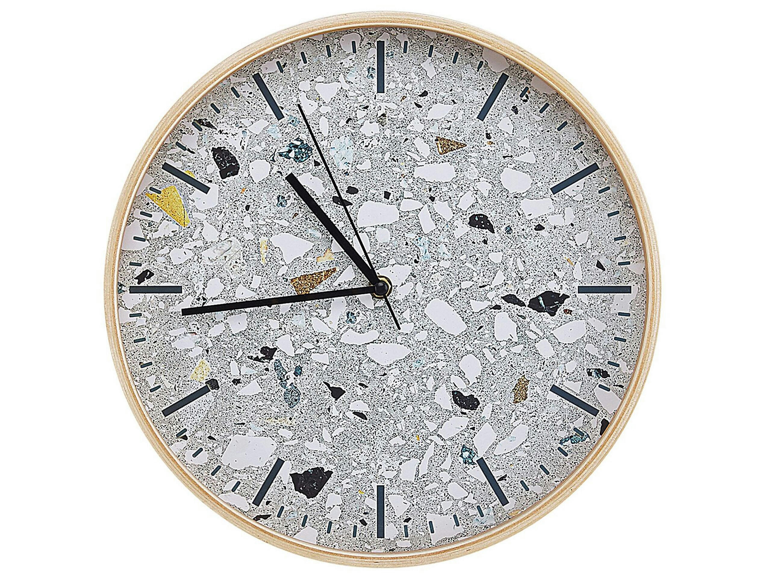 GORDOLA - Horloge murale effet pierre grise ø 31 cm