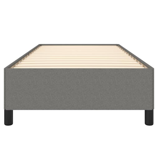 NNEVL Bed Frame Dark Grey 107x203 cm King Single Fabric