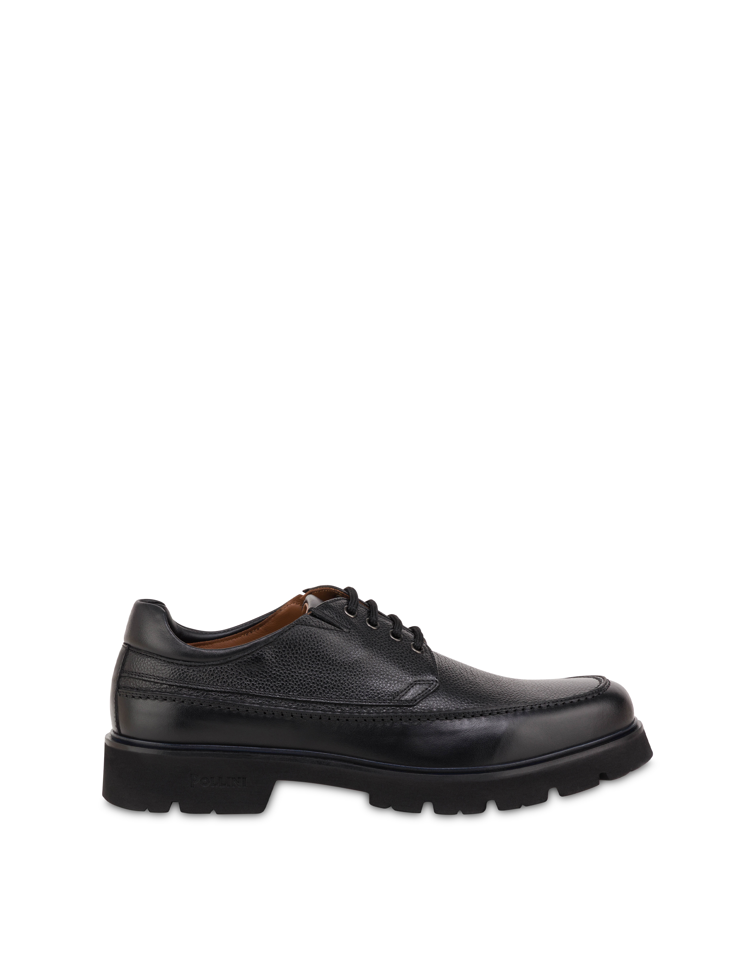 Derby George In Vitello Granato Nero/nero