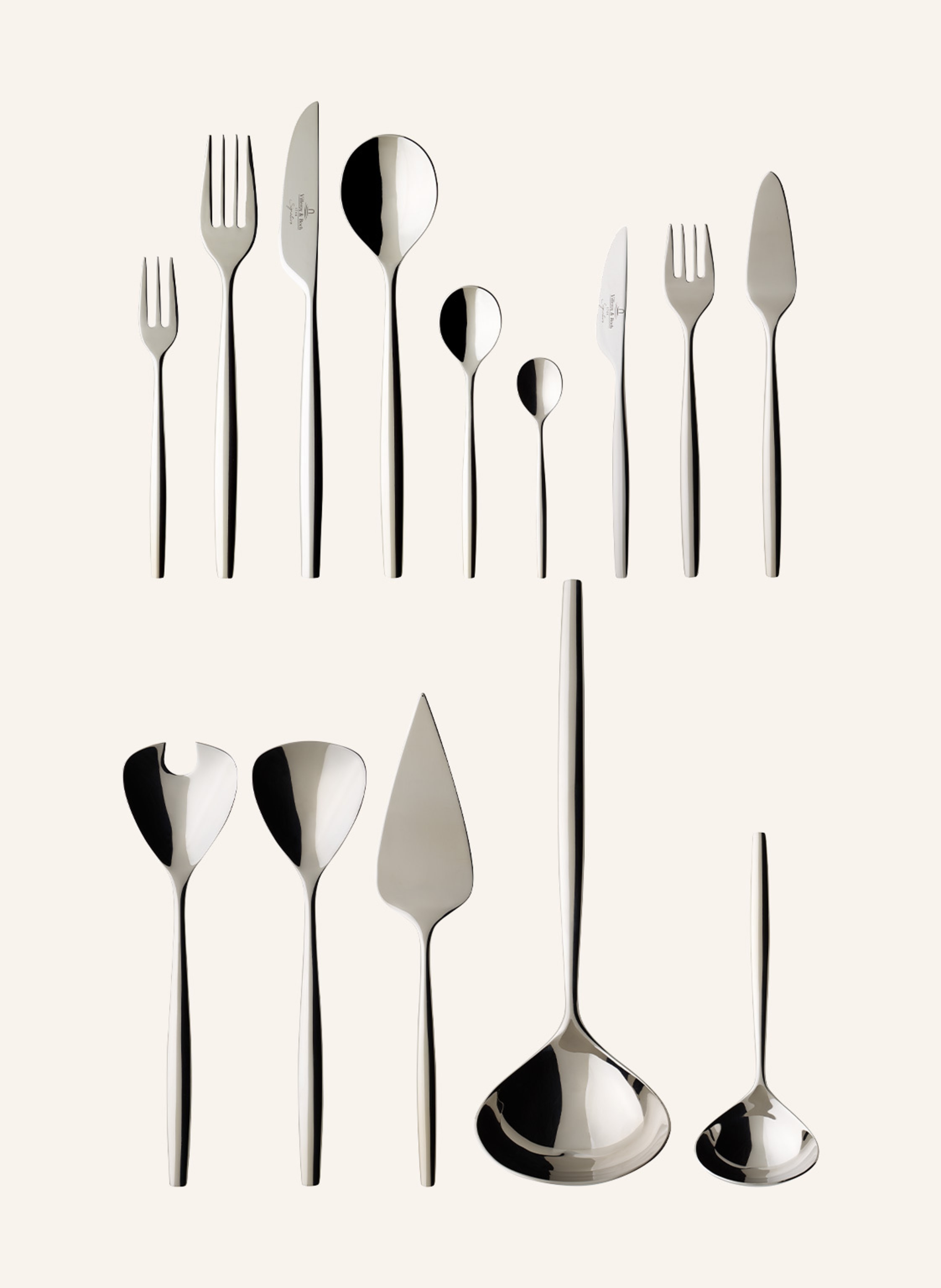 Villeroy & Boch Besteckset 113-teilig METROCHIC