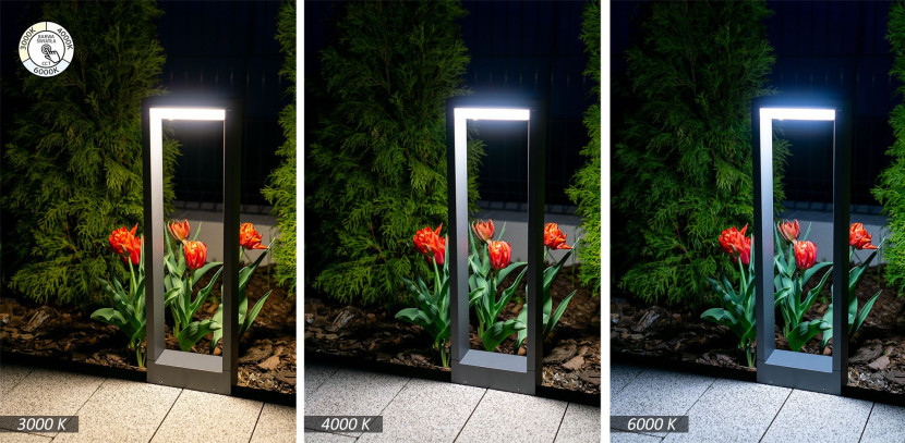 Kinkiet zewnętrzny Form 2700-6000K ciemnoszary LED 1x7W 700lm IP54 SU-MA