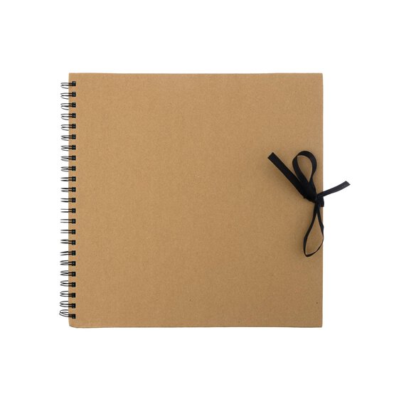 Kraft Scrapbook with Coloured Sheets 8 x 8 Inches