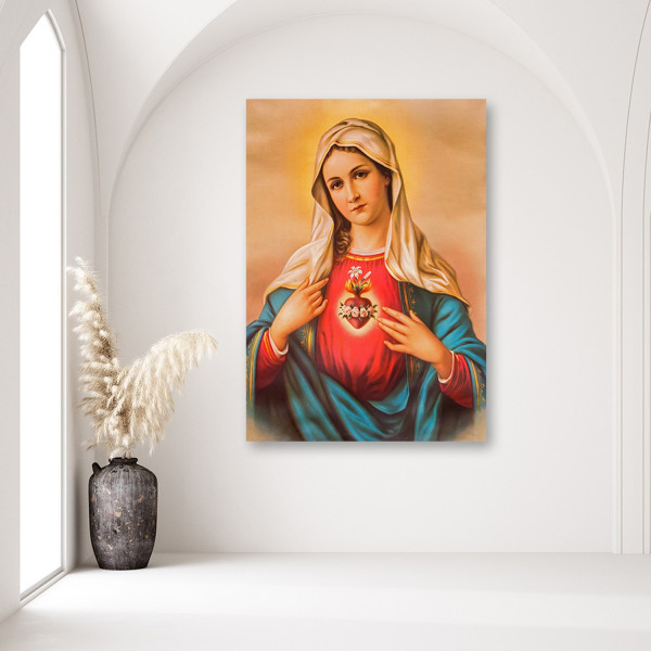 Feeby Obraz na płótnie Serce Matki Boskiej 40x60