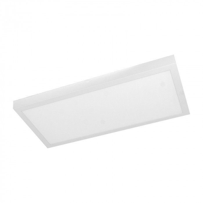 Plafon Natynkowy prostokątny biały LED 1x24W 59,5cm 1900lm IP20 Ecolight