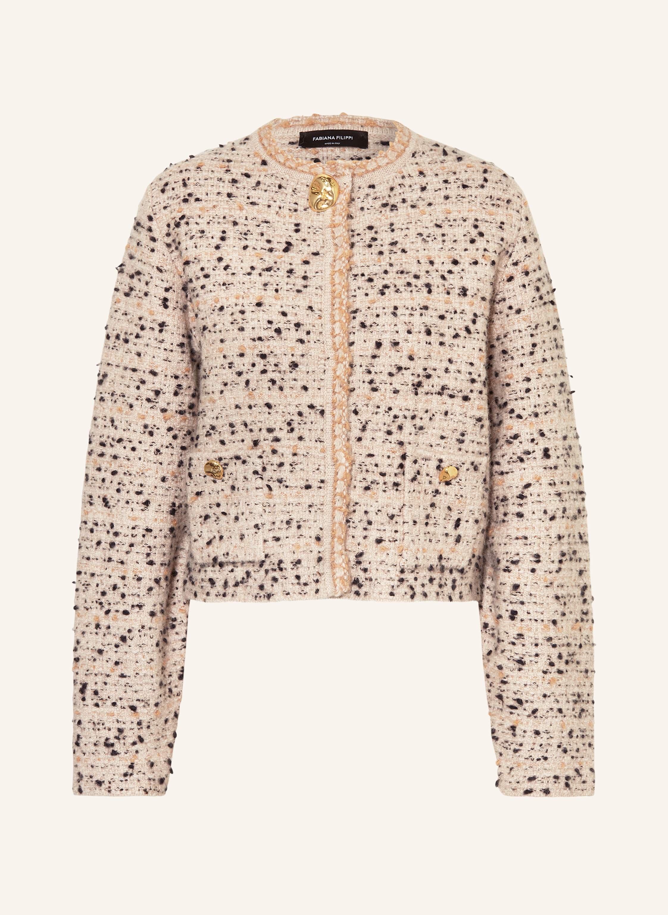 FABIANA FILIPPI Kastenjacke aus Bouclé