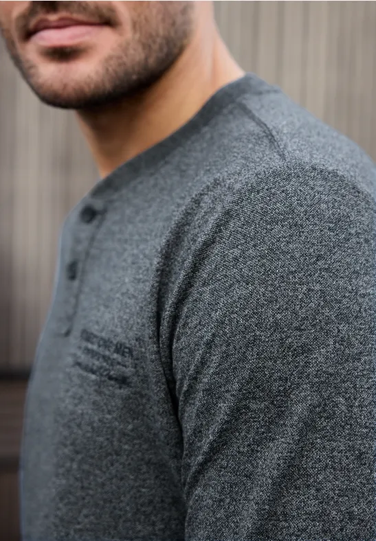 Langarmshirt mit Stickerei