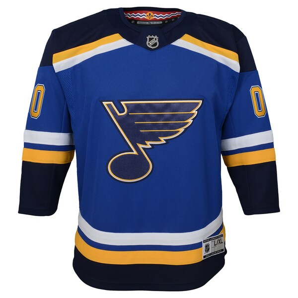 St. Louis Blues Youth Home Premier Custom Jersey - Blue