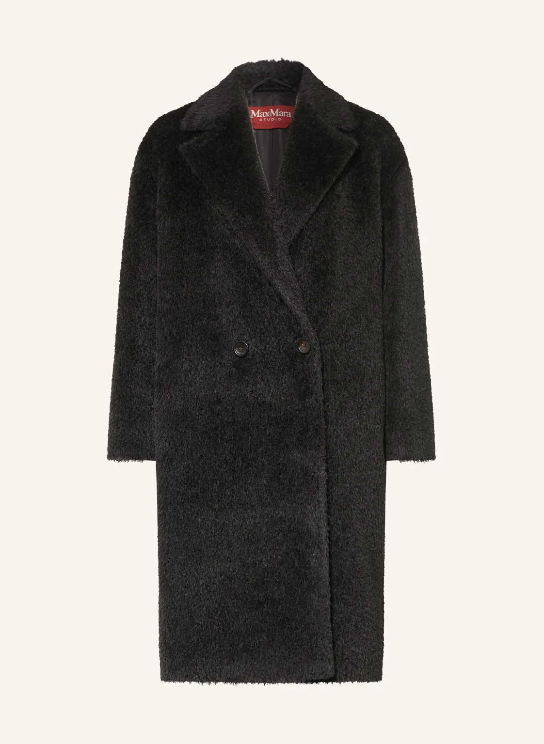 Max Mara STUDIO Kunstfell-Mantel URBANO mit Alpaka