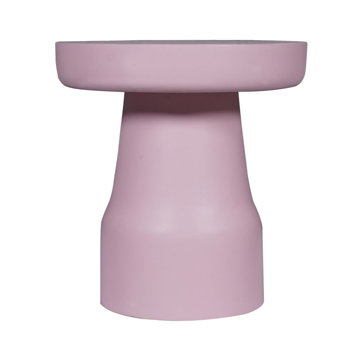 StarFurn Bijzettafel Drum - Rond Roze Hout - 40x40x42cm