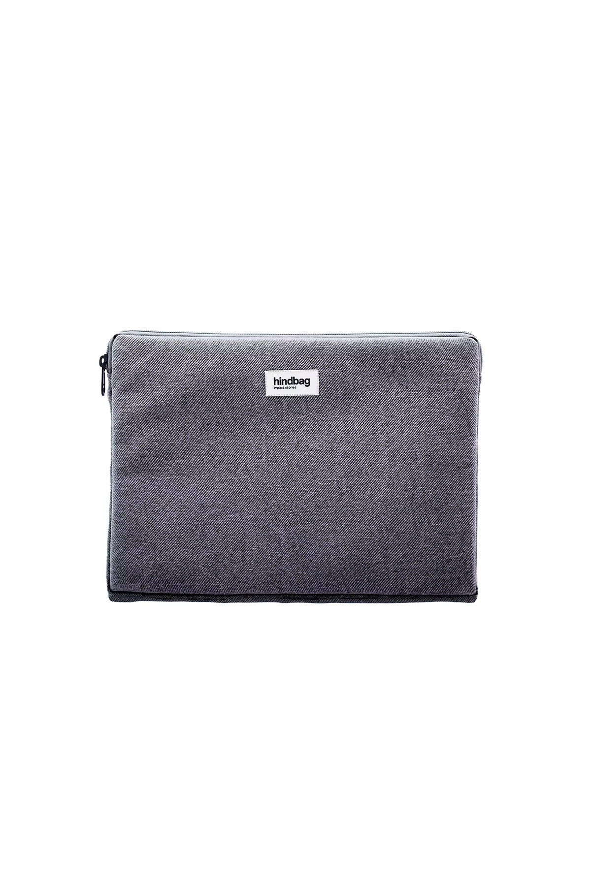 Housse d'ordi Ava Denim Gris