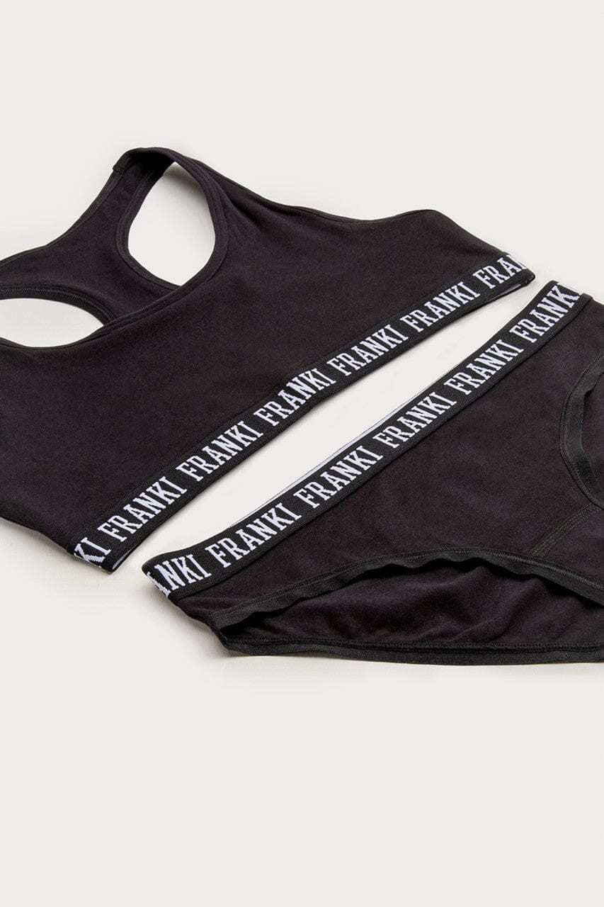 Hello Franki Racerback Sports Bra And Panty Set for girls